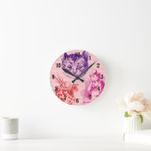 Anpassbare Vintage Alice im Wunderland Runde Wanduhr (Zuhause)