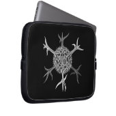 Anpassbare Vintage Haeckel Laptopschutzhülle (Vorne Rechts)