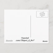 Anpassbare Vintage Haeckel Postkarte (Rückseite)