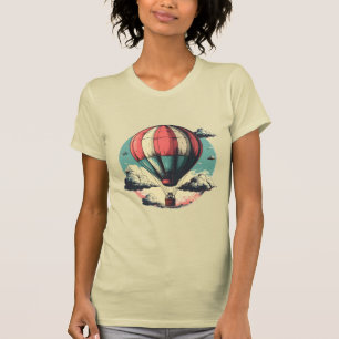 Anpassbare Vintage-Heißluftballon-Tasche T-Shirt
