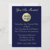 Anpassbare Vintage Monde Einladung (Rückseite)