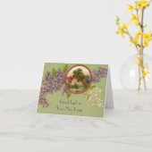 Anpassbare Vintage Postkarte - Text hinzufügen (Gelbe Blume)