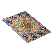 Anpassbare Vintage-Spanische Fliese Notizblock (Rechte Seite)