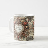 Anpassbare Vintage Tasse (Vorderseite Links)