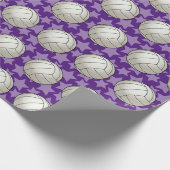 Anpassbare Volleyball Geschenkpapier (Ecke)