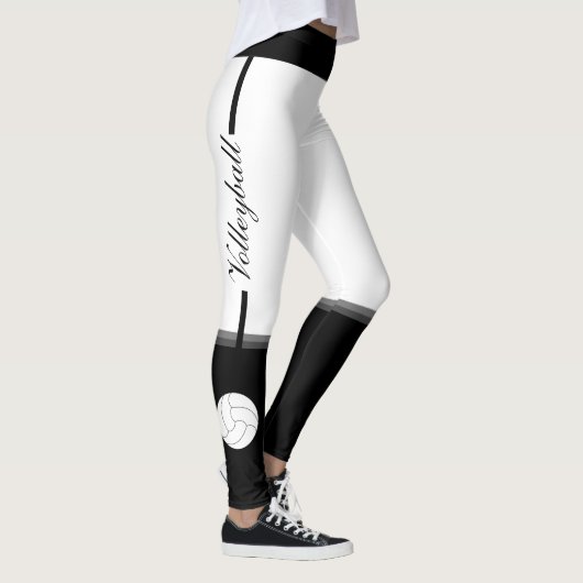 Anpassbare Volleyball-Leggings Leggings (Rechts)