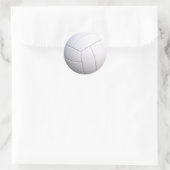 Anpassbare Volleyballkleber Runder Aufkleber (Tasche)