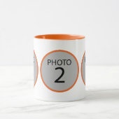 Anpassbare Vorlage 3 FOTO Kaffeemaschine Tasse (Zentrum)