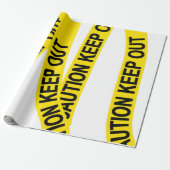 Anpassbare Vorsicht Behalten Geschenkpapier (Ungerollt)