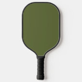 Anpassbare Waldgrün-Logo hinzufügen Pickleball Schläger (Rückseite)
