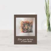 Anpassbare Warthos-Grußkarte Karte (Vorderseite)