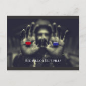 Anpassbare Weck-Up-Tablette oder Blue Choice 2020 Postkarte (Vorderseite)