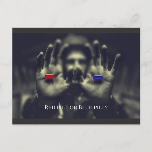 Anpassbare Weck-Up-Tablette oder Blue Choice 2020 Postkarte (Vorderseite)