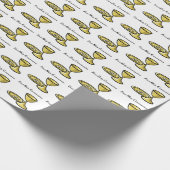 Anpassbare, weibliche Kommunion Körper und Blut Geschenkpapier (Ecke)