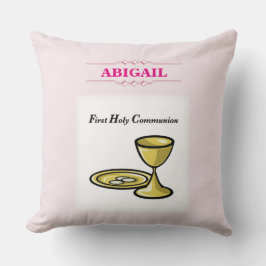 Anpassbare, weibliche Kommunion Körper und Blut Kissen