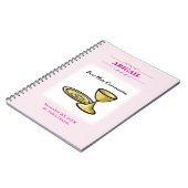 Anpassbare, weibliche Kommunion Körper und Blut Notizblock (Linke Seite)