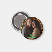 Anpassbare Weihnachten 2024 Magnet (Vorderseite/Rückseite)