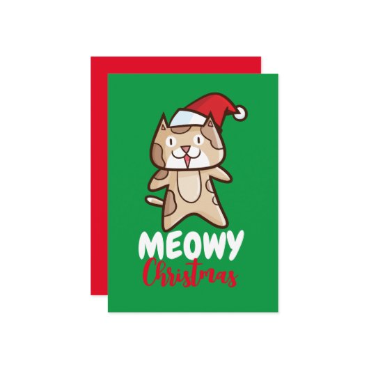 Anpassbare Weihnachten Einladung (Vorderseite/Rückseite Beispiel)