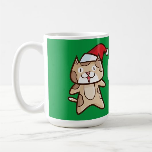 Anpassbare Weihnachten Kaffeetasse (Links)