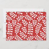 Anpassbare Weihnachtscollage Feiertagskarte (Rückseite)