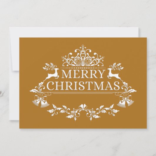 Anpassbare Weihnachtskarte (Rückseite)