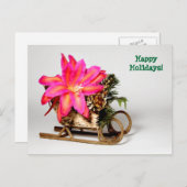 Anpassbare Weihnachtskarte Feiertagspostkarte (Vorne/Hinten)