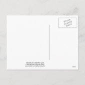 Anpassbare Weihnachtskarte Feiertagspostkarte (Rückseite)