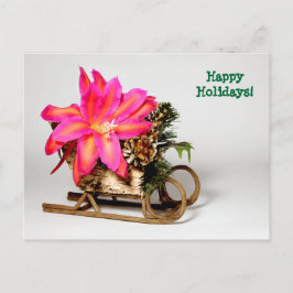 Anpassbare Weihnachtskarte Feiertagspostkarte