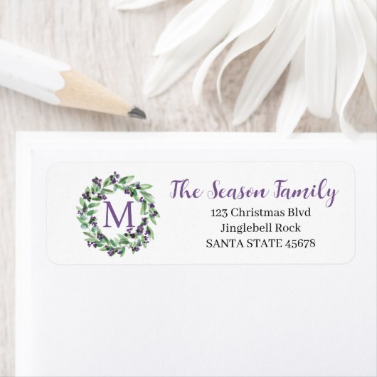 Anpassbare Weihnachtszeit für Monogramm (Insitu)