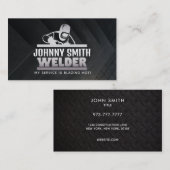 Anpassbare Welder-Slogans-Visitenkarten Visitenkarte (Vorne/Hinten)
