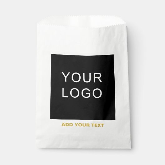 Anpassbare Werbeflächen für Werbematerial Geschenktütchen (Vorderseite)