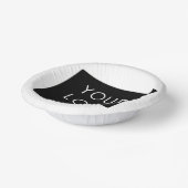 Anpassbare Werbeflächen für Werbematerial Pappteller (Gewinkelt)