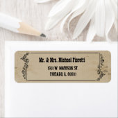 Anpassbare Western-Rücksendeadresse-Label Inspirie (Insitu)