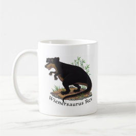 Anpassbare Wienersaurus Rex Kaffeetasse