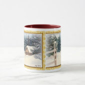 Anpassbare Winterszenen Tasse (Zentrum)