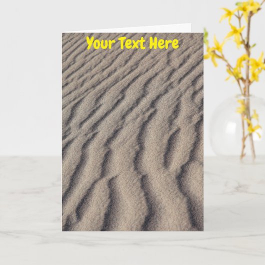 Anpassbare Wüstenwüste Karte (Gelbe Blume)