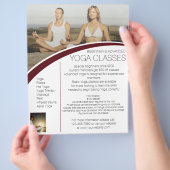 Anpassbare Yoga-Flyer Flyer (Hand)