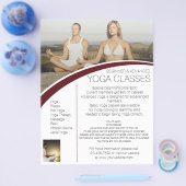 Anpassbare Yoga-Flyer Flyer (Einzeln)