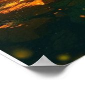 Anpassbare Yoga-Medizin-Pose Poster (Ecke)