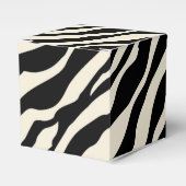 Anpassbare Zebra Print Fevor Box Geschenkschachtel (Vorderseite)