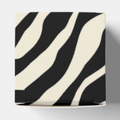 Anpassbare Zebra Print Fevor Box Geschenkschachtel (Oben)