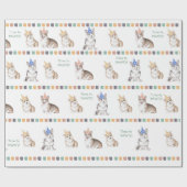 Anpassbare Zeit bis zum PAWTY Corgi Geschenkpapier (Flach)