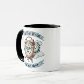 Anpassbare "Zeitfliegen, wenn" Uhr Tasse (Vorderseite Links)