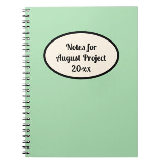 anpassbare Zeitschrift Notizblock