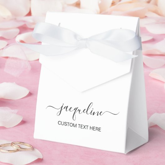 Anpassbare Zelt-Geschenkboxen mit Text Geschenkschachtel (Hochzeit)