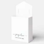 Anpassbare Zelt-Geschenkboxen mit Text Geschenkschachtel (Geöffnet)