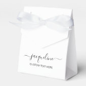 Anpassbare Zelt-Geschenkboxen mit Text Geschenkschachtel (Vorderseite)