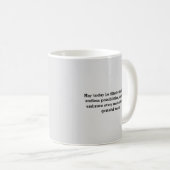 Anpassbare Zen-Tasse mit Personalisierter Meldung Kaffeetasse (VorderseiteRechts)