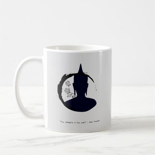 Anpassbare Zen-Tasse mit Personalisierter Meldung Kaffeetasse (Links)