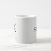 Anpassbare Zen-Tasse mit Personalisierter Meldung Kaffeetasse (Mittel)